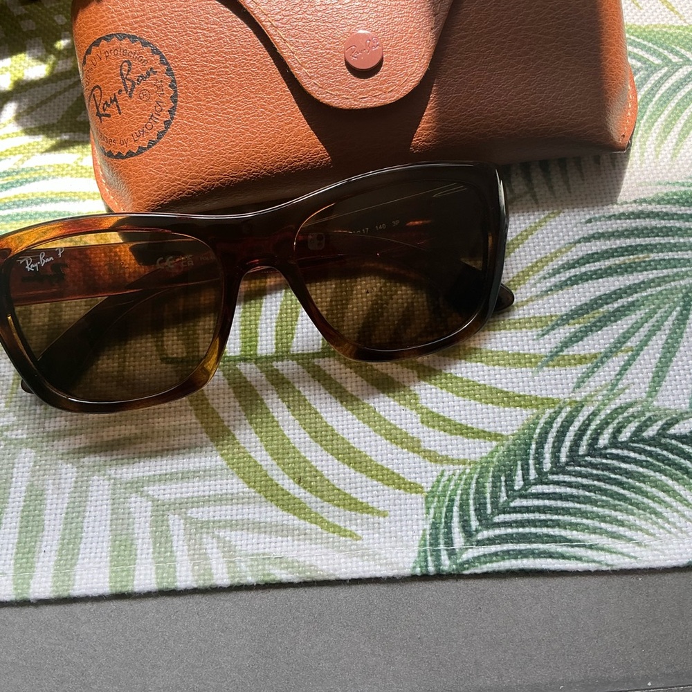 Ray-Ban Classic Brown Sunglasses with Gradient Lenses